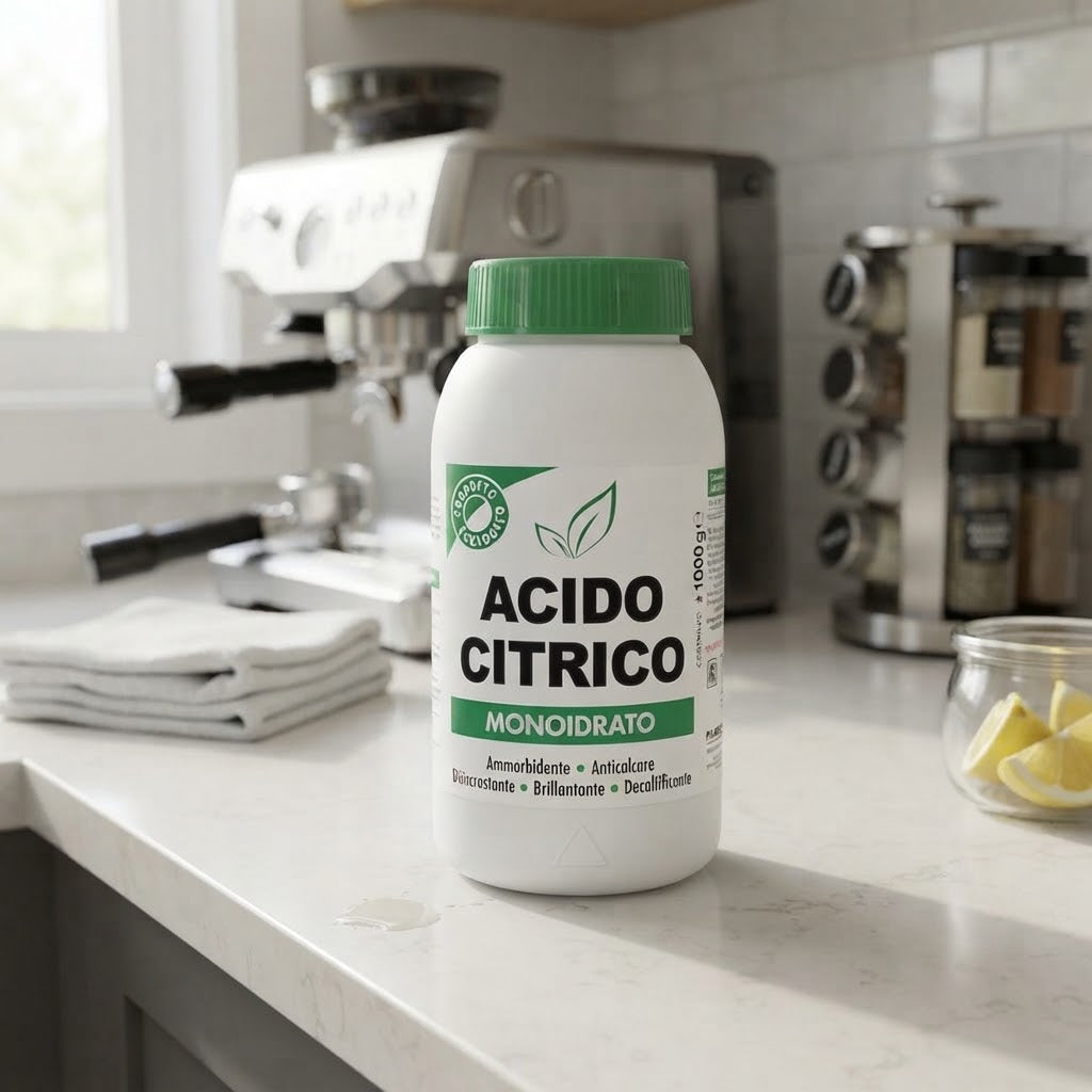 Acido Citrico monoidrato ecologico, anticalcare, brillantante e disincrostante