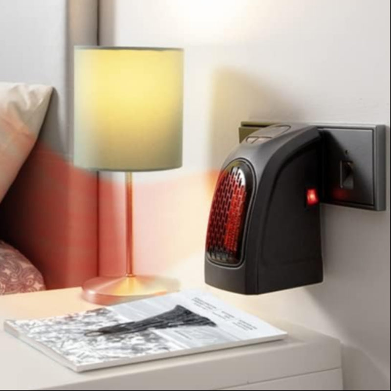 Stufa in ceramica "Plug in" con protezione anti surriscaldamento e display digitale