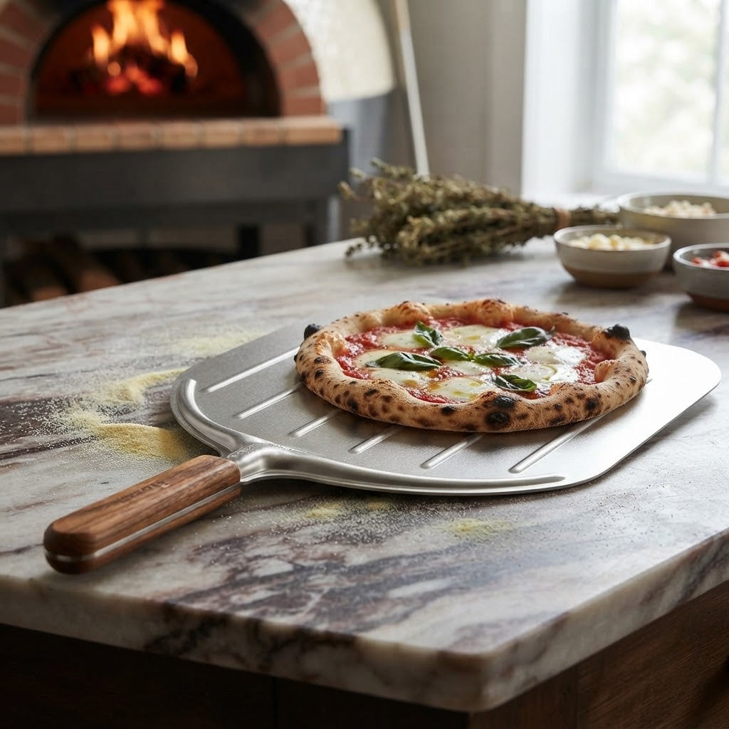 Pala per pizza in acciaio inox, testa di ricambio professionale accessori forno a legna