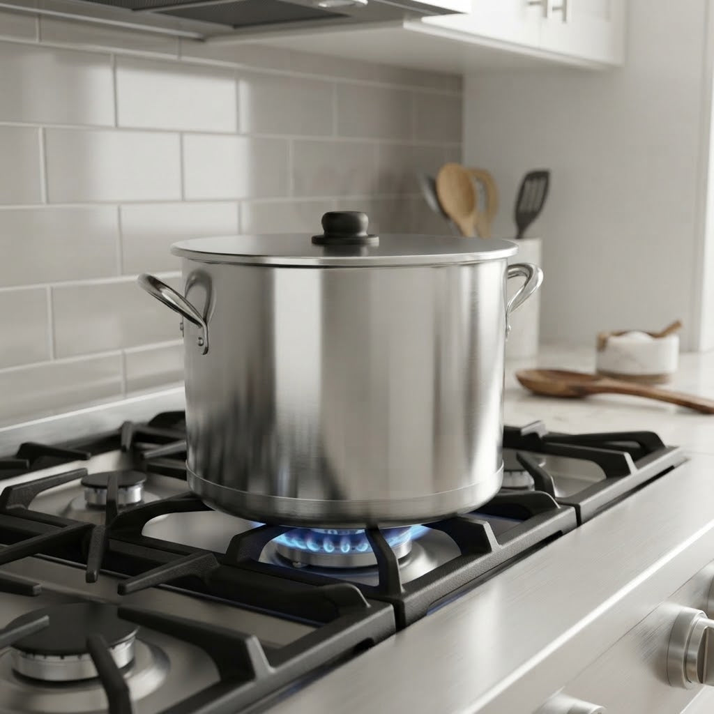 Bollitore in acciaio inox professionale per alimenti, caldaia per latte, formaggio e birra artigianale