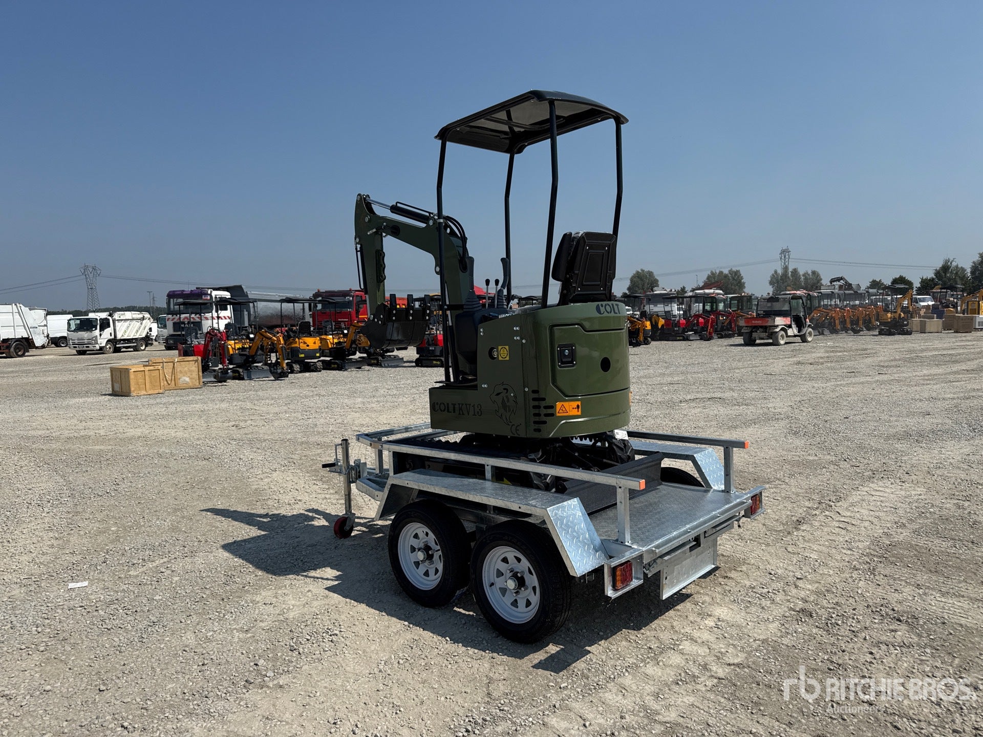 Mini escavatore Colt KV13 (2026) + Rimorchio Biasse - Nuovo