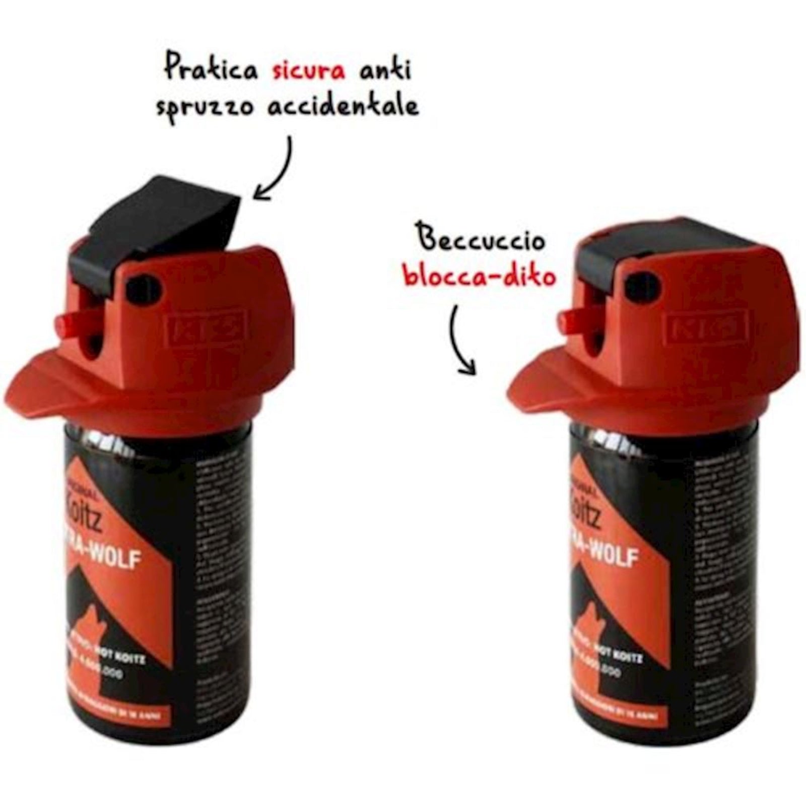 Spray Antiaggressione allontana lupi fino a 4 metri