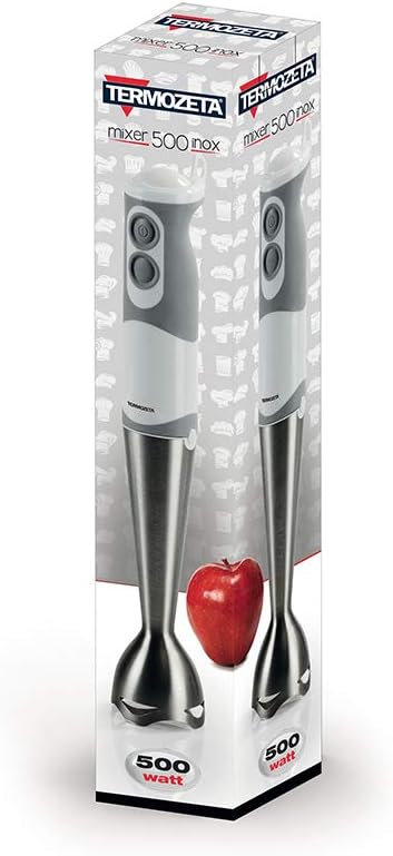 Frullatore ad immersione in acciaio inox ideale per sminuzzare, mescolare e sbattere