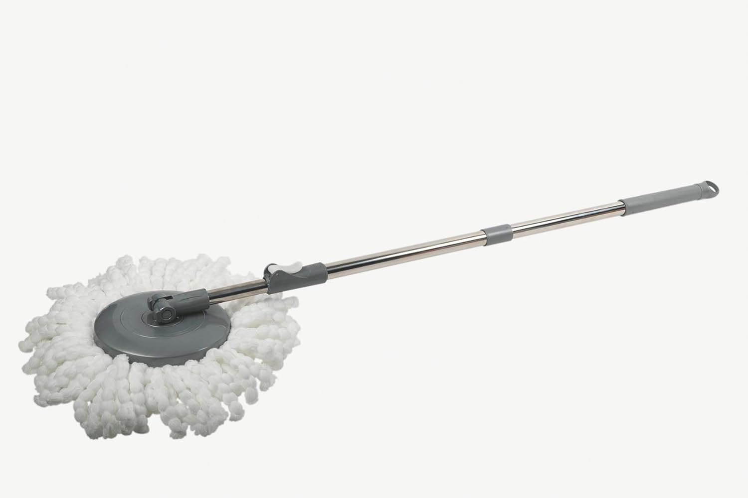 Secchio lavapavimenti "Super mop" con strizzatoio con manico allungabile fino a 110 cm