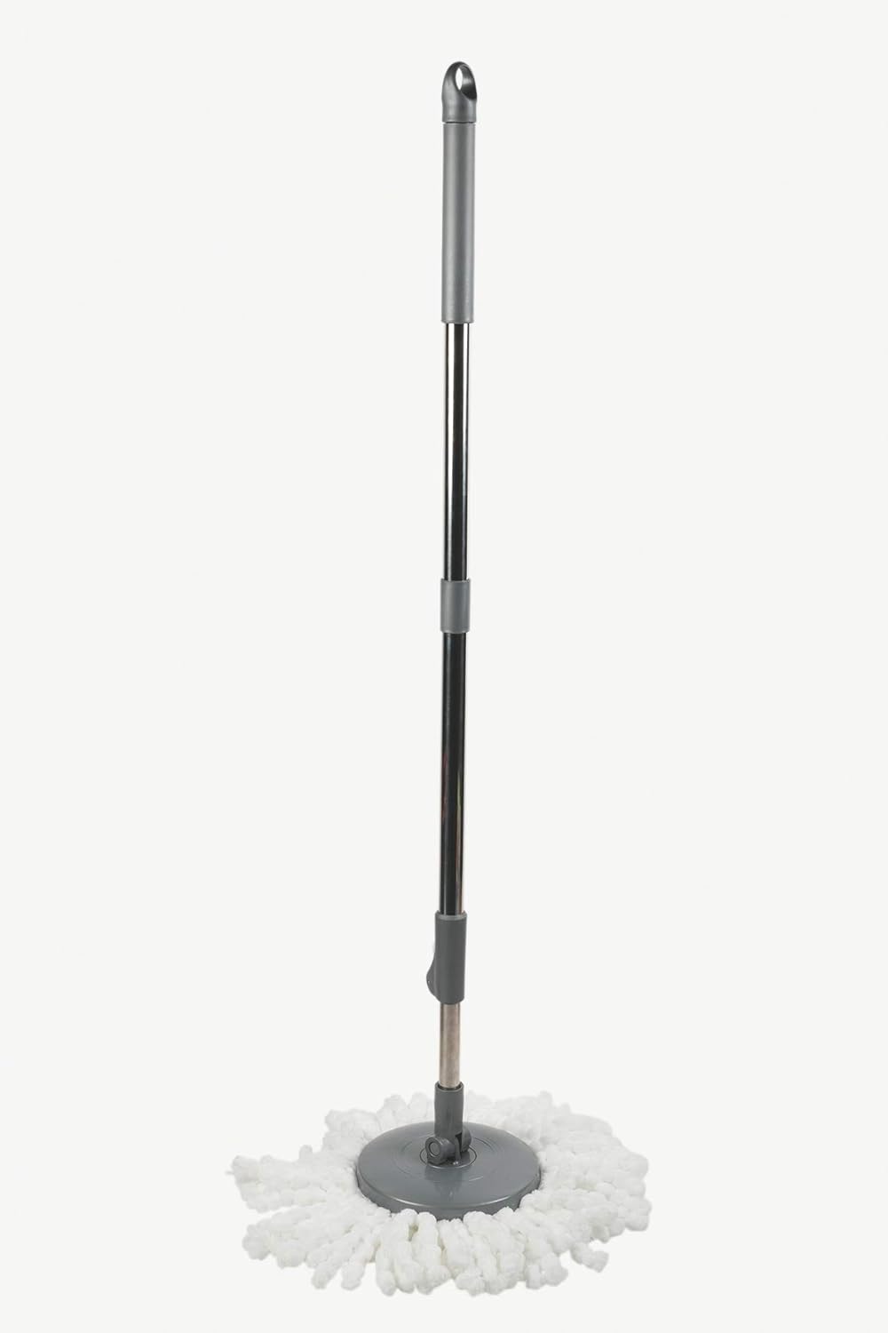 Secchio lavapavimenti "Super mop" con strizzatoio con manico allungabile fino a 110 cm