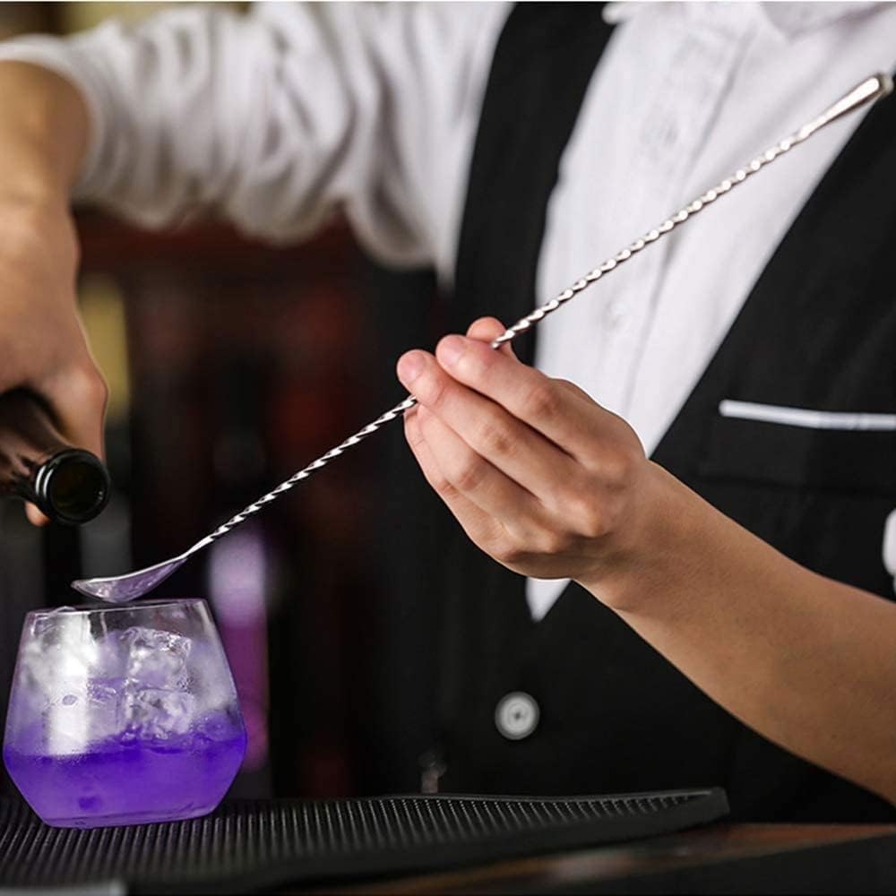 Cucchiaio per mescolare cocktail in acciaio inossidabile da 28 cm