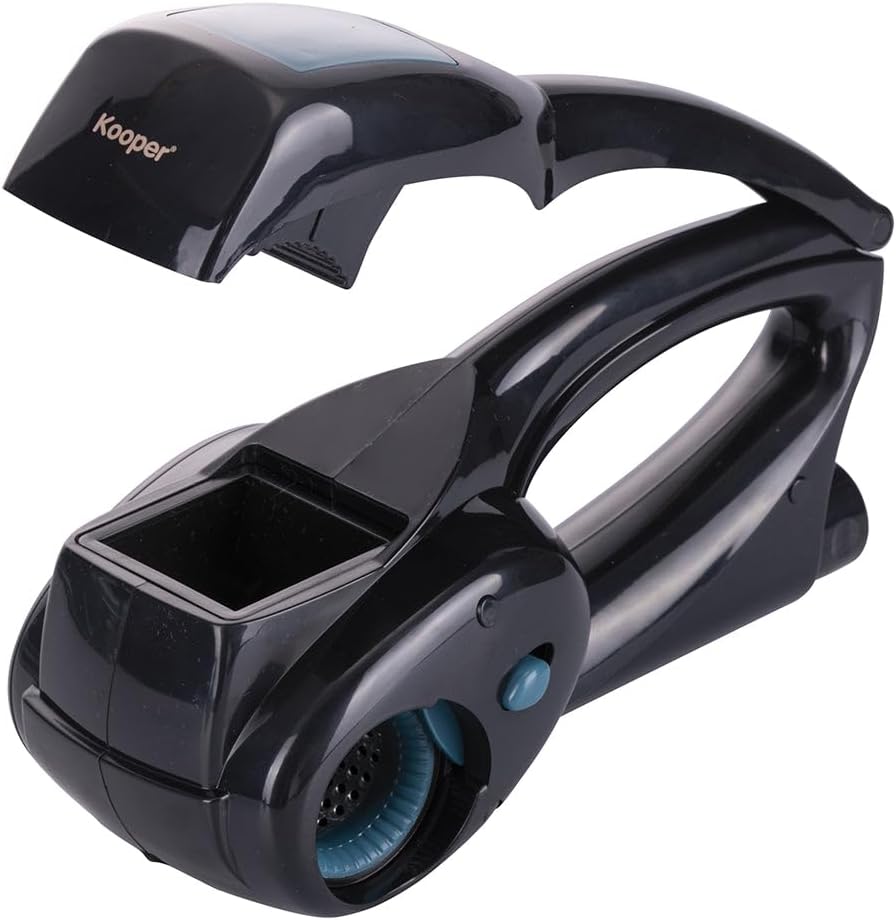 Grattugia cordless a batteria ricaricabile con lame in acciaio, colore nero