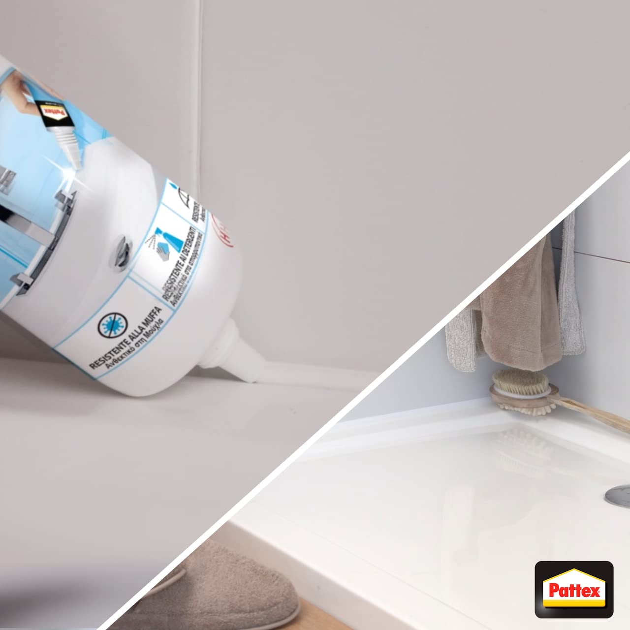 Silicone acetico "Solyplast" multiuso 300 ml resistente alle muffe