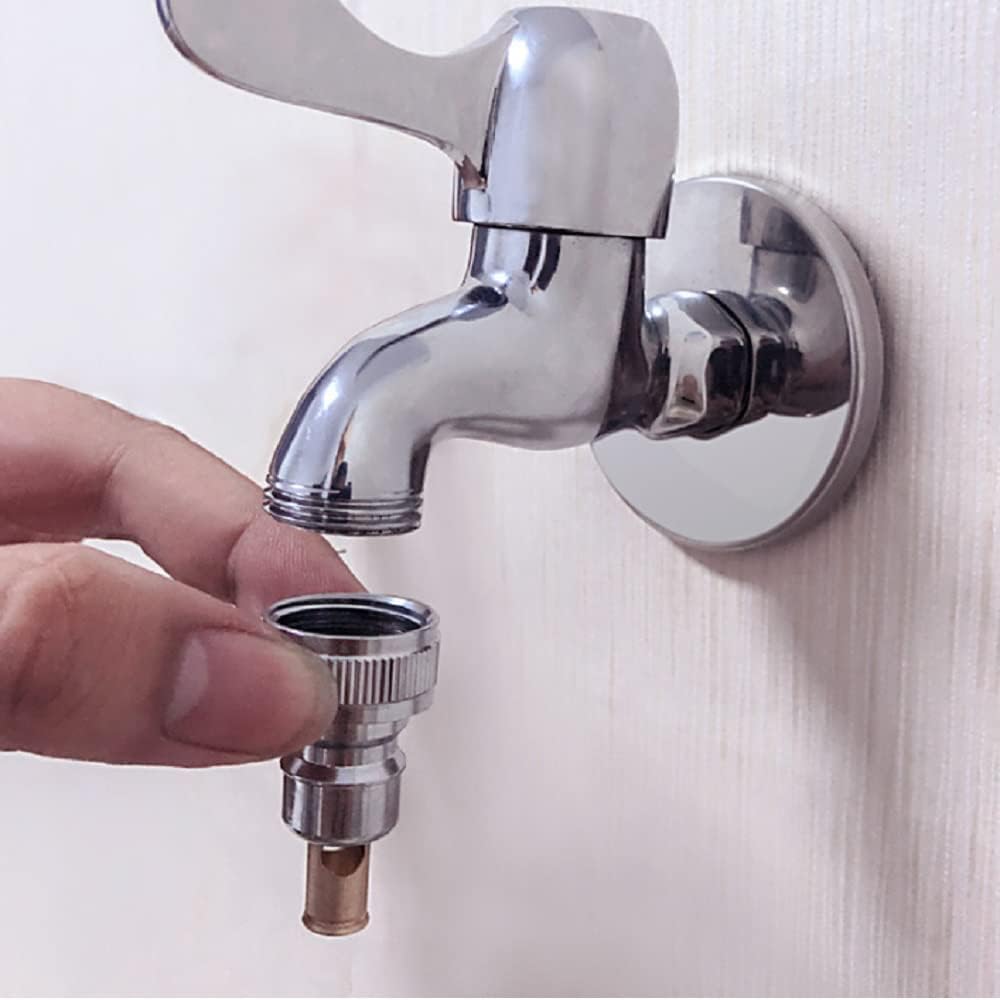 Rompigetto per rubinetto a innesto rapido con snodo cromato