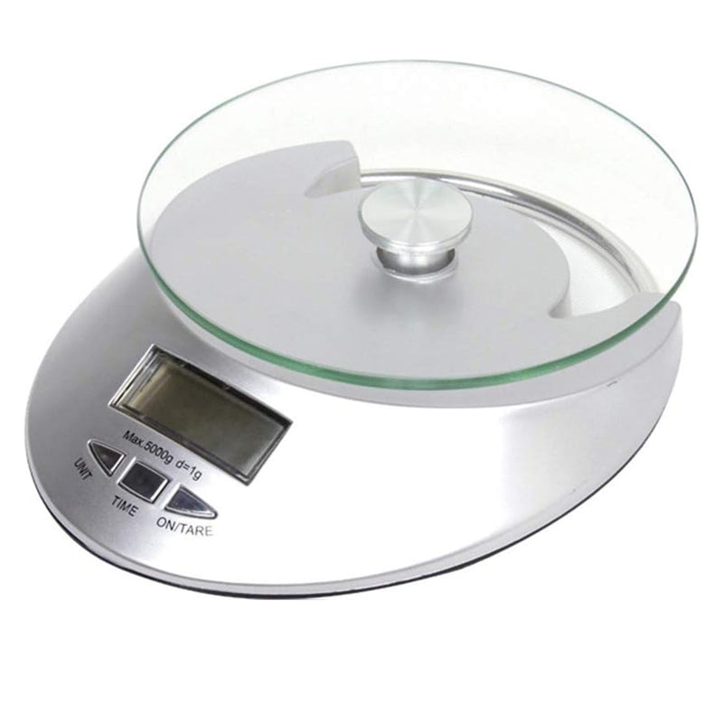 Bilancia digitale da cucina adatto per ambito domestico, massimo 5 kilogrammi