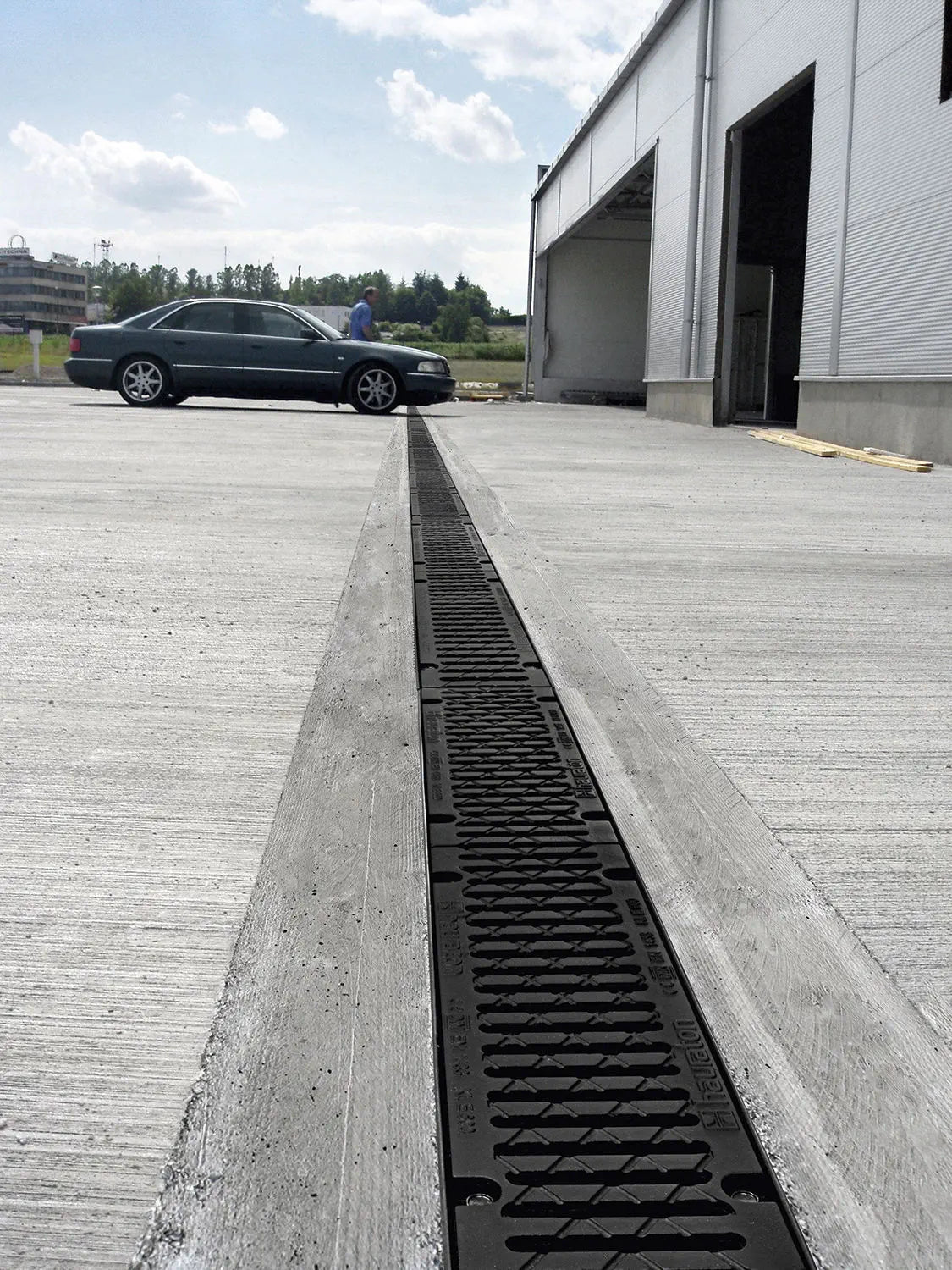 Canaletta modulare A15 in polipropilene copolimero pedonabile