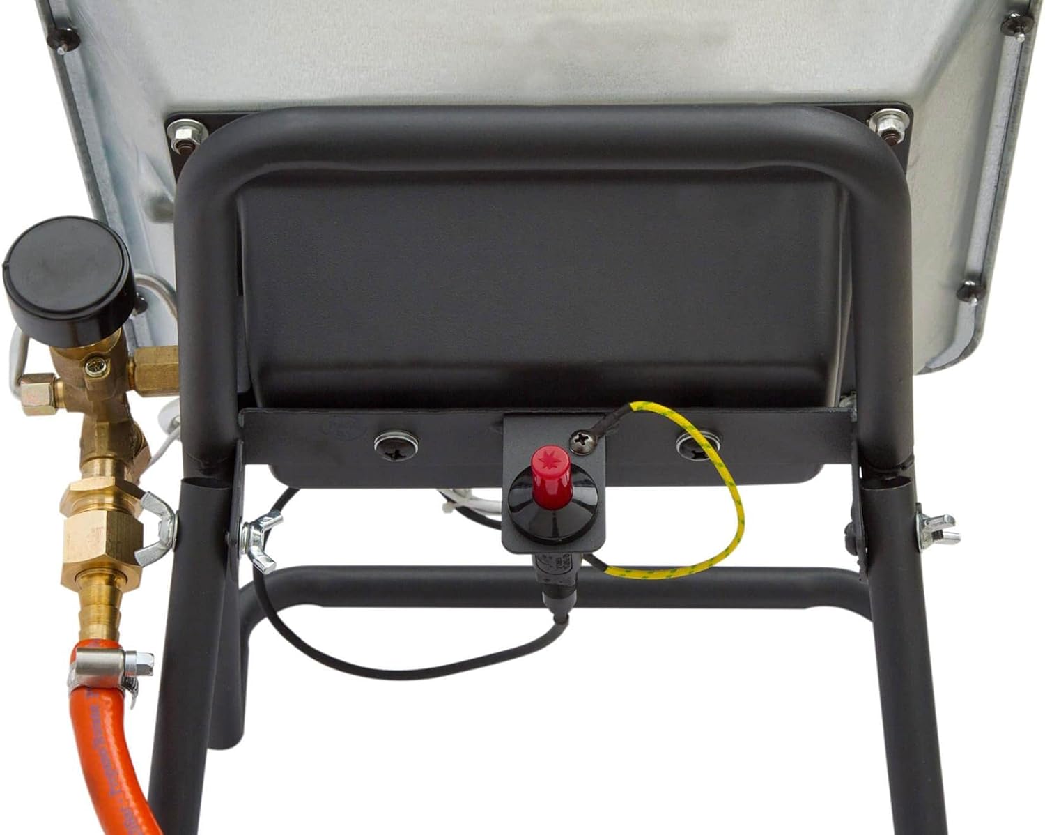 Stufa a gas a pannello infrarossi con supporto per posizionamento a pavimento