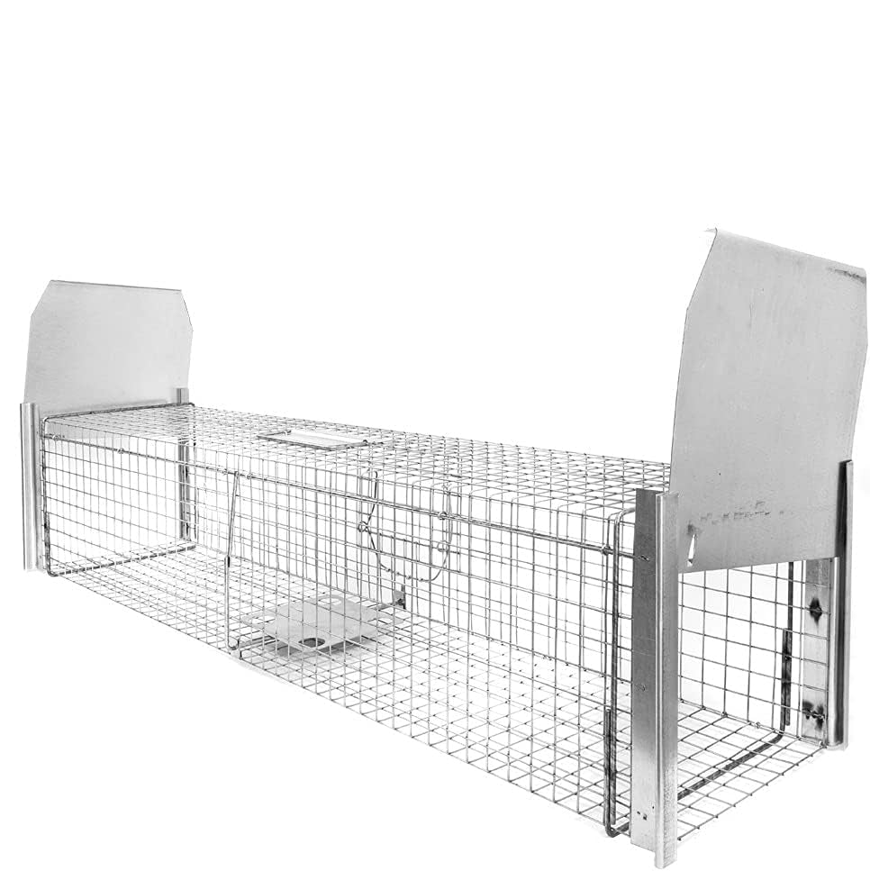 Trappole per predatori in ferro zincato con doppia entrata