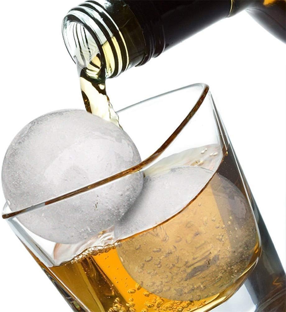 Stampo in silicone per cubetti sfere ghiaccio 4 posti