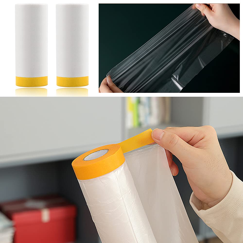 Plastica per mascherare con nastro adesivo "Copro al volo" per rivestimenti e piccole coperture