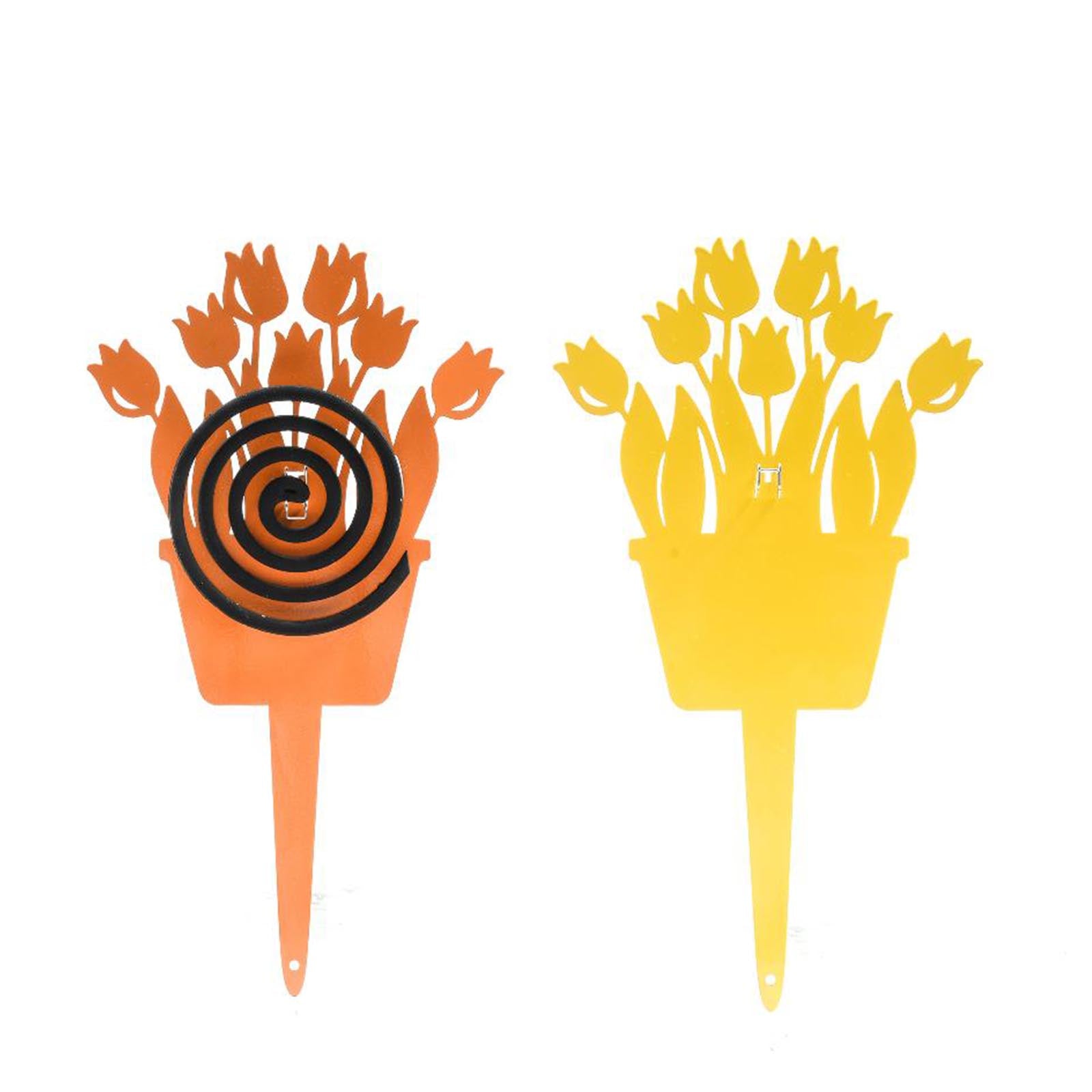 Porta zampirone "Vaso di fiori" in metallo da vaso, antizanzare da Esterno, da 36 cm