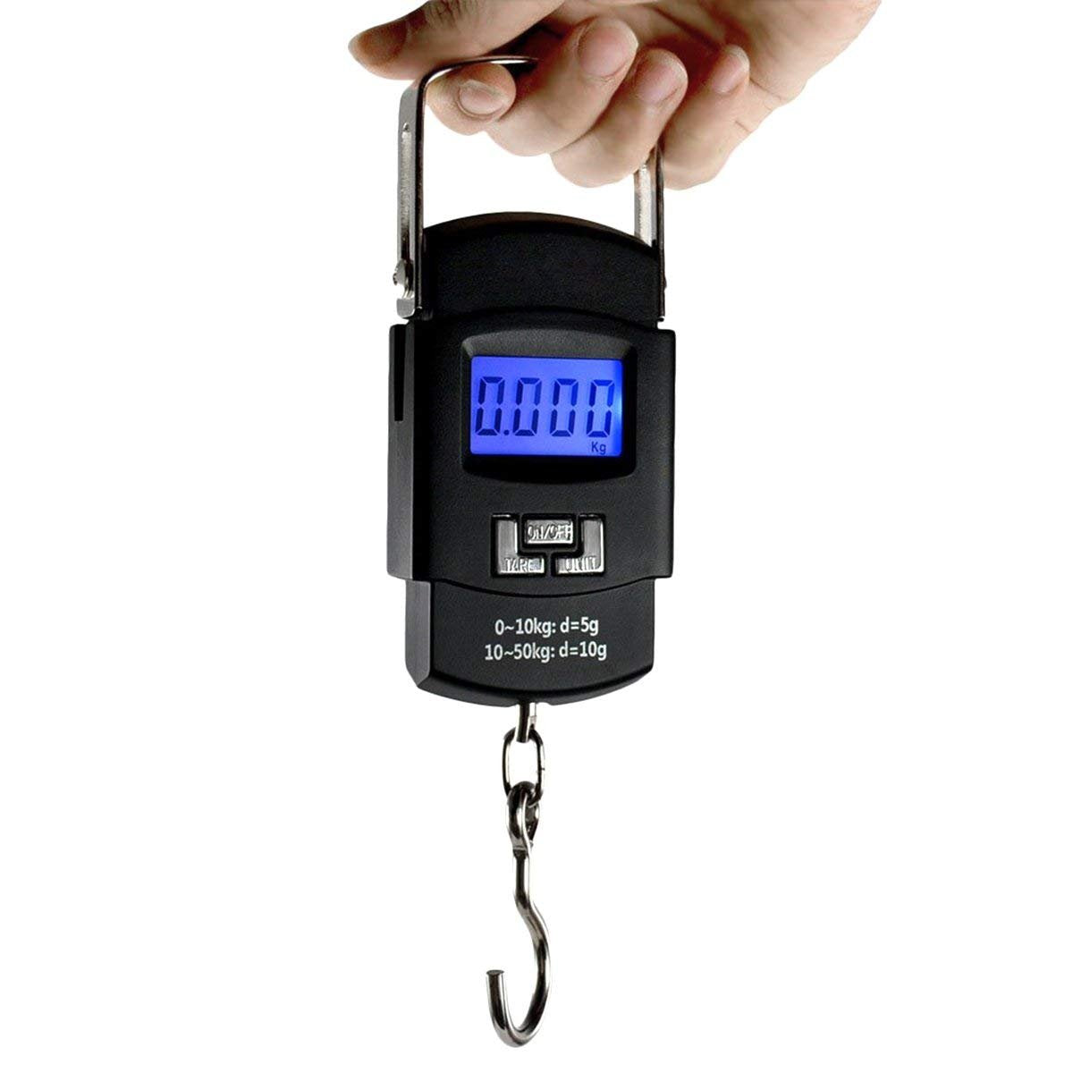 Bilancia digitale portatile per uso domestico con portata massima di kg 50