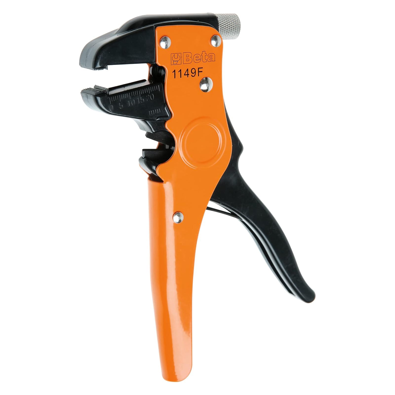 Pinza spellafili frontale autoregolabile con dispositivo di taglio