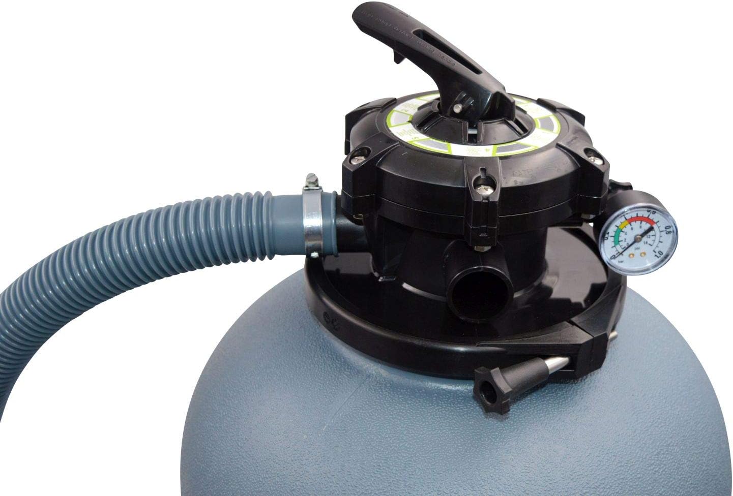 Pompa filtro a sabbia professionale per pulizia piscina con motore esterno 400 Watt per 10000 l/h