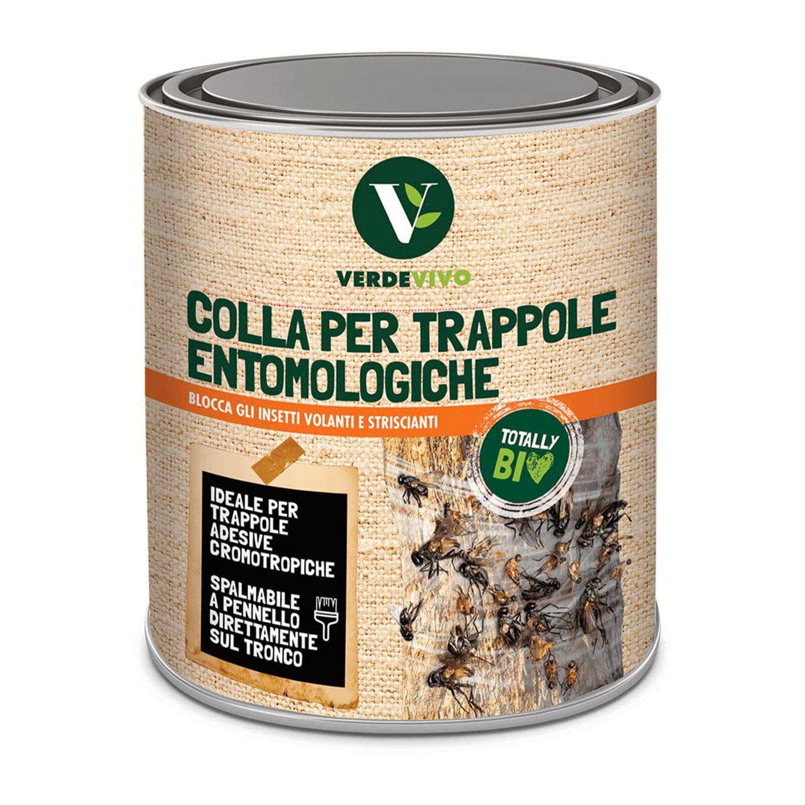 Colla pennellabile cattura insetti per trappole mosche 750 ml