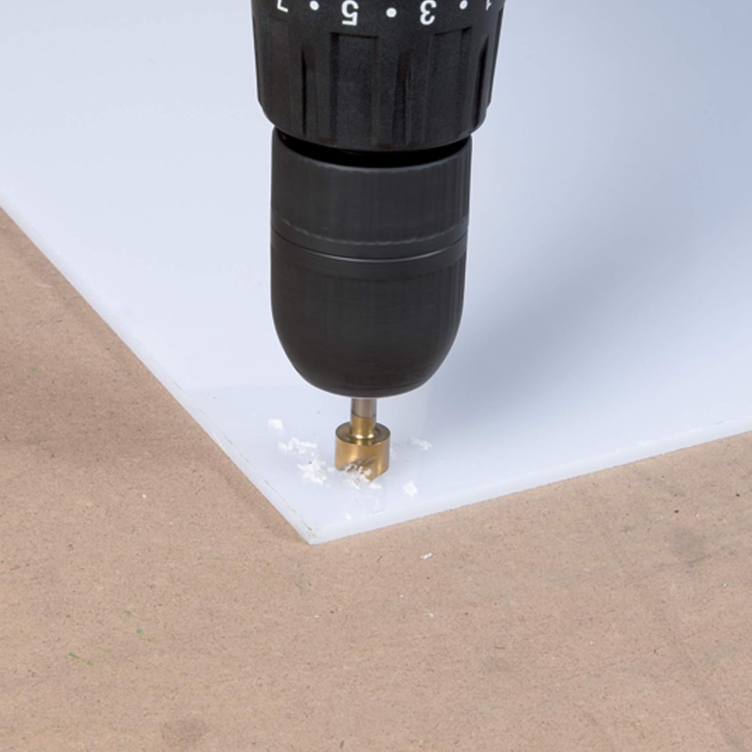 Set da 5 pezzi di punte a fresa in acciaio hss in cassetta di alluminio