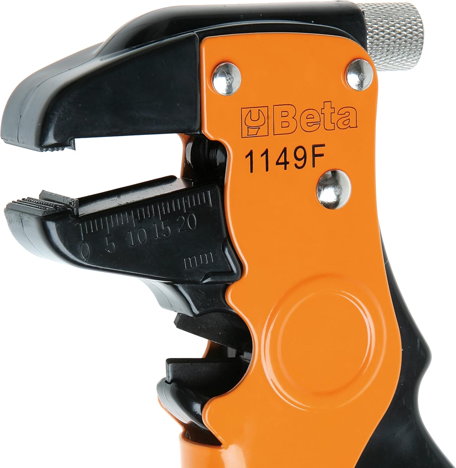 Pinza spellafili frontale autoregolabile con dispositivo di taglio