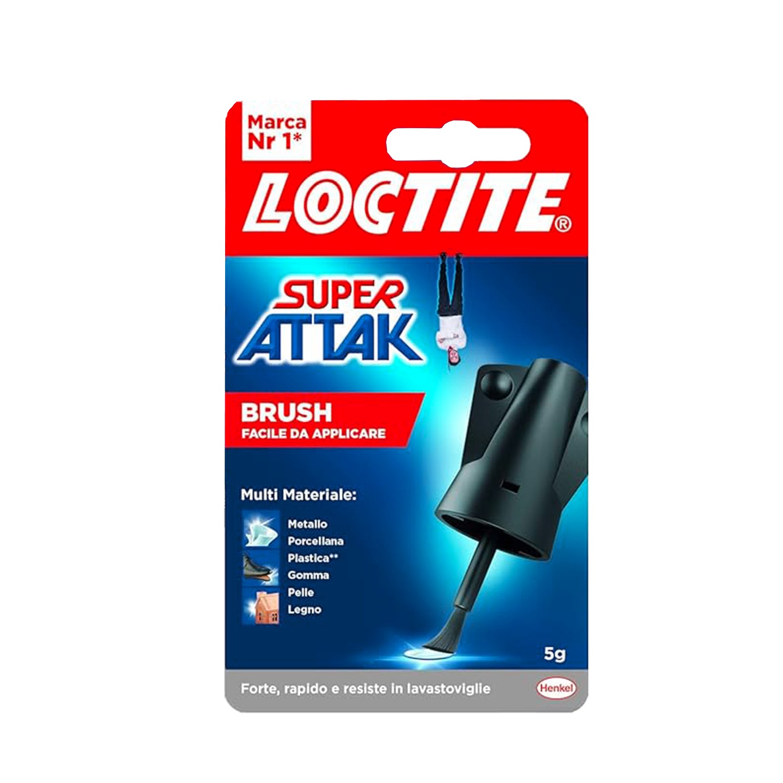 Super attack "Brush" colla liquida facile da applicare 5 gr