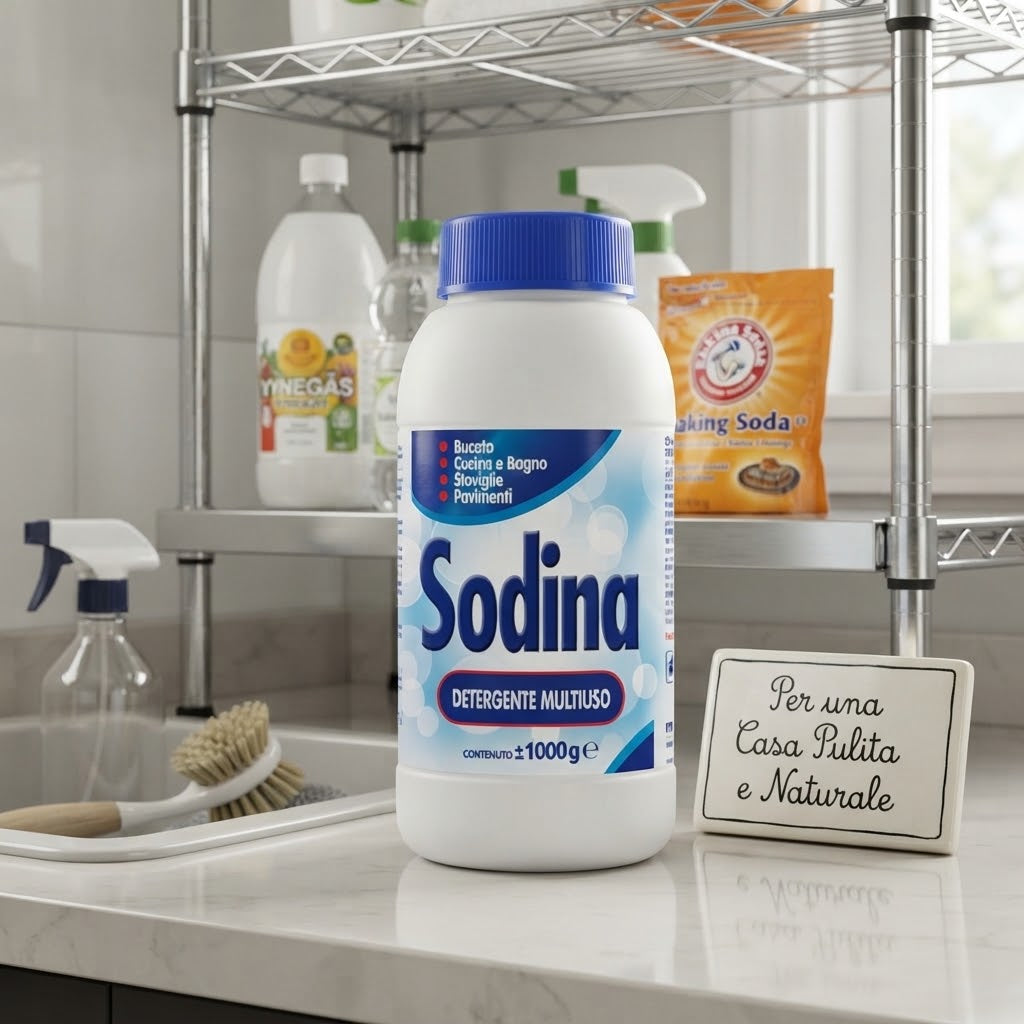 Detergente multiuso "Soda solvey" Bicarbonato di sodio per pulizia botti e cisterne