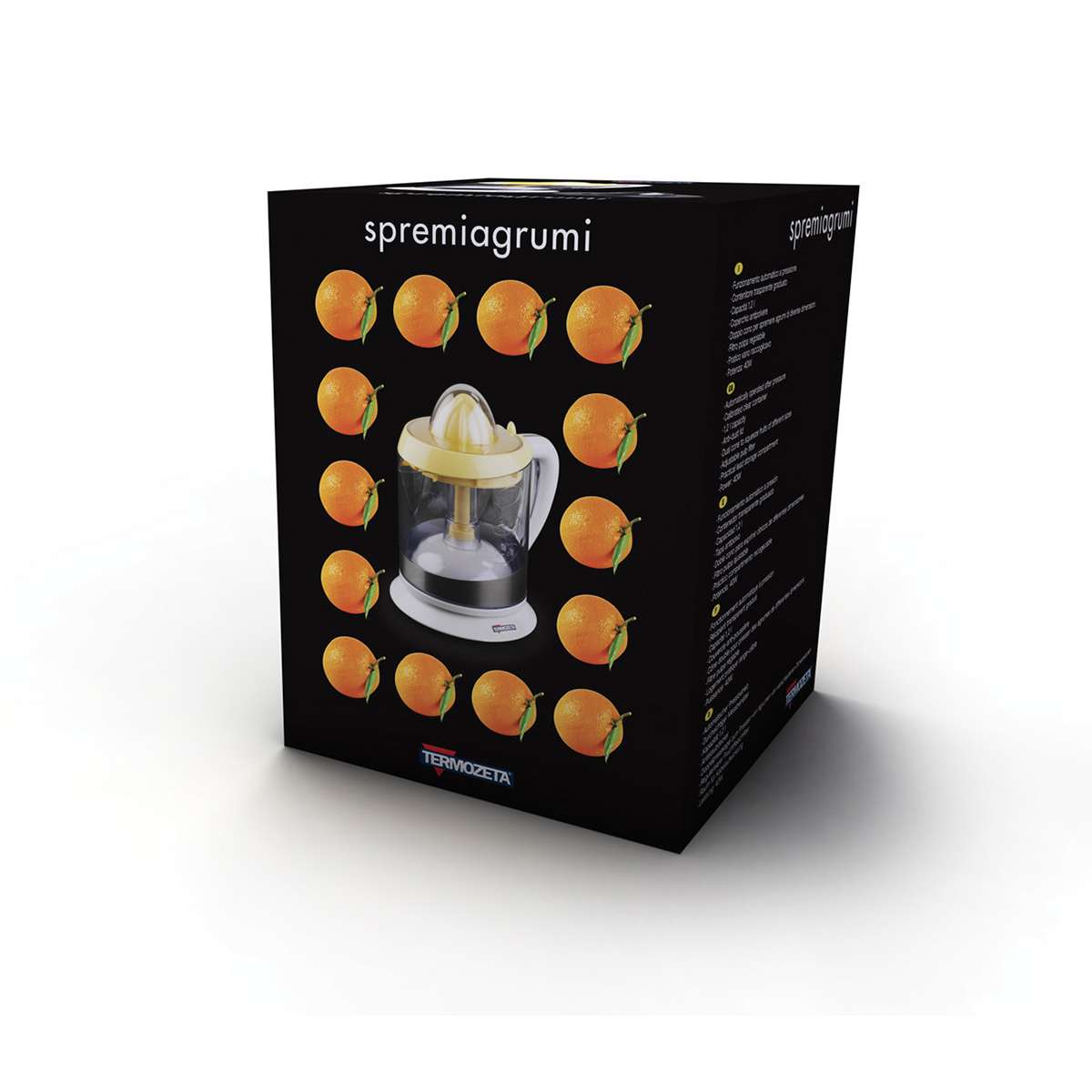 Spremi agrumi elettrico con coperchio antipolvere, capacità di 1,2 lt