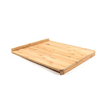 Tagliere rettangolare da portata in legno di bambù per alimenti, 38 x 45 cm