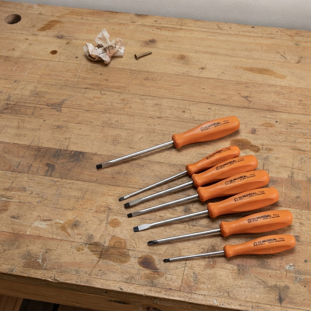 Cacciaviti "MUNDIAL" per Torx con foro, con impugnatura acetata, set da 5 pezzi