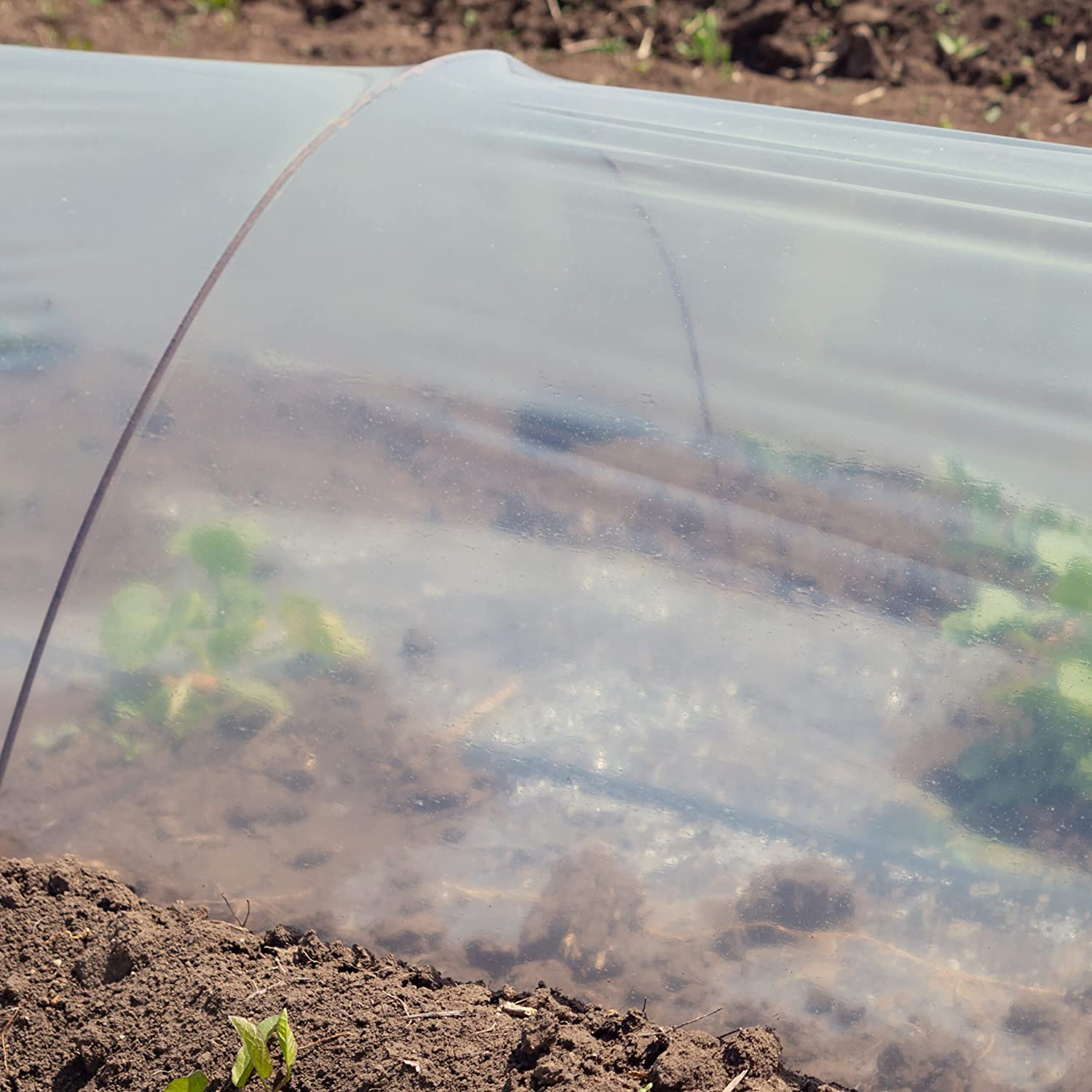Serra da orto "Tunnel a soffietto" per piante in filo zincato