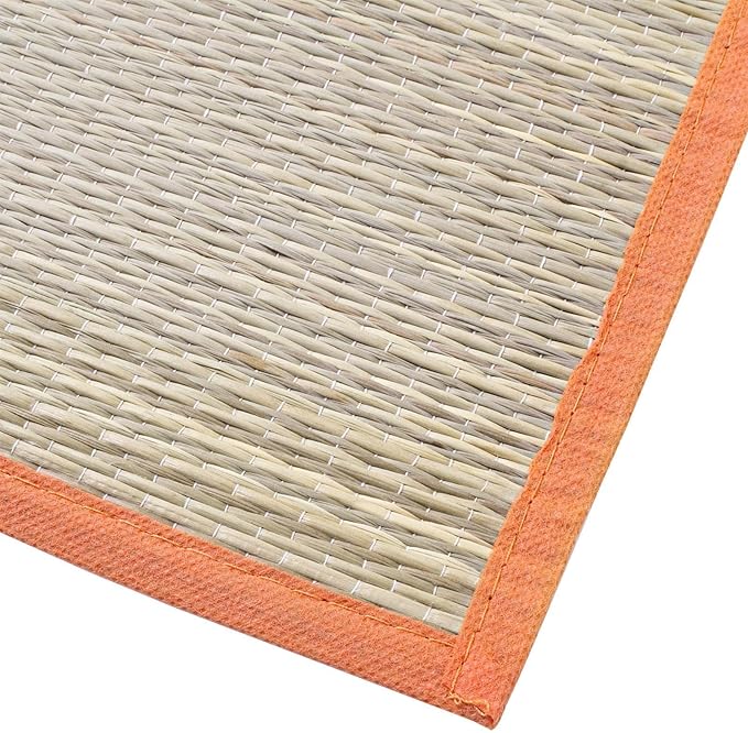 Stuoia da spiaggia e campeggio in paglia richiudibile con laccetto 180 x 60 cm