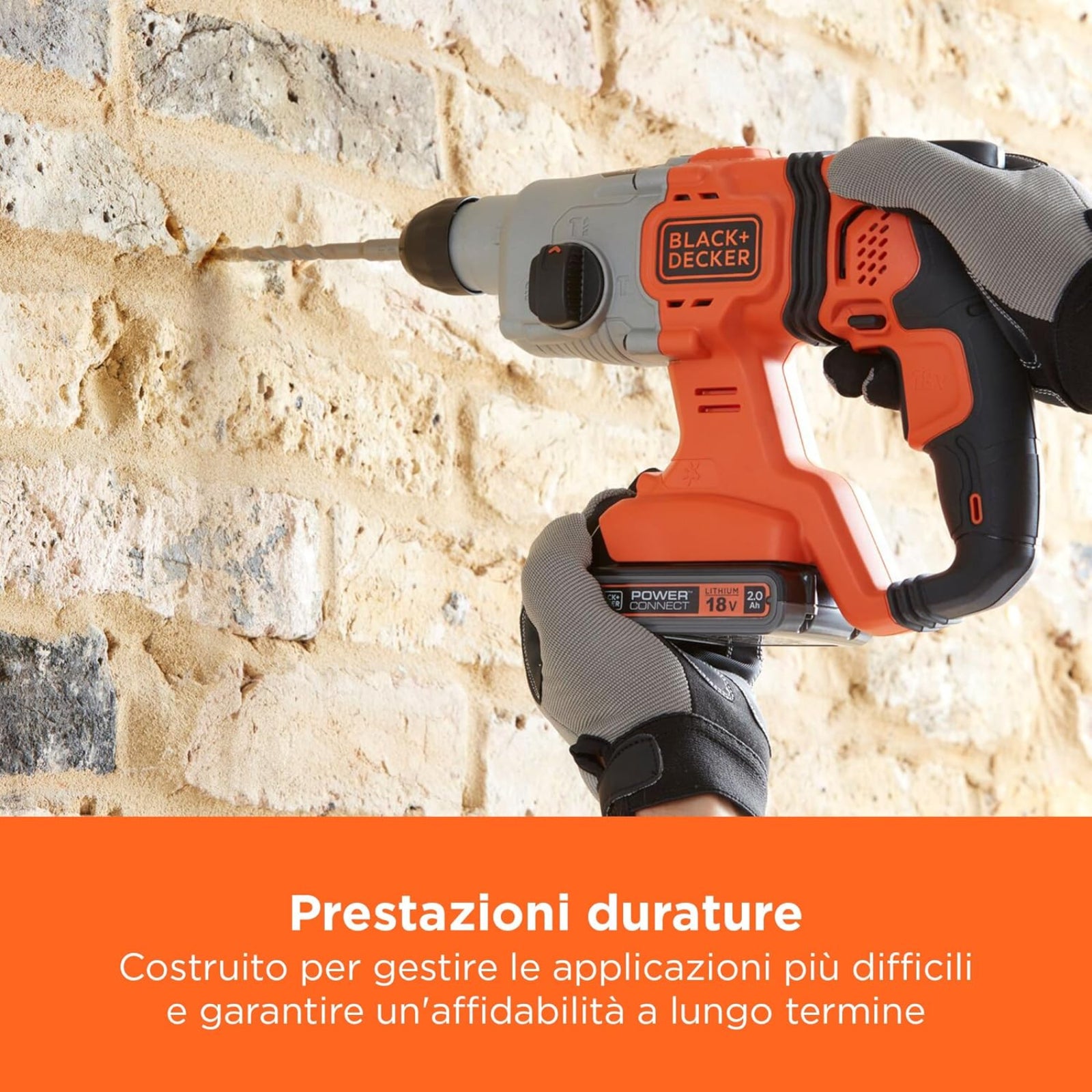 Tassellatore "BCD900E2K-QW" con attacco SDS plus da 18 V
