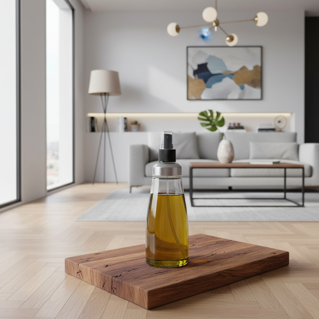 Oliera ed Acetiera Spray in Vetro con Ugello in Acciaio Inox 300 ml