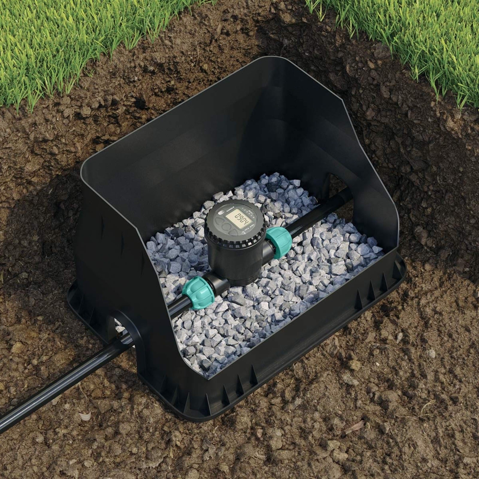 Elettrovalvola programmabile e funzionante anche in totale immersione, 1" femmina