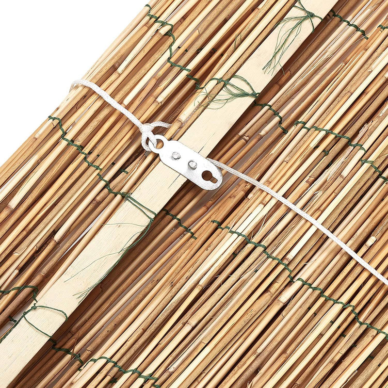 Tapparella in arelle di bamboo con carrucola e legatura in nylon