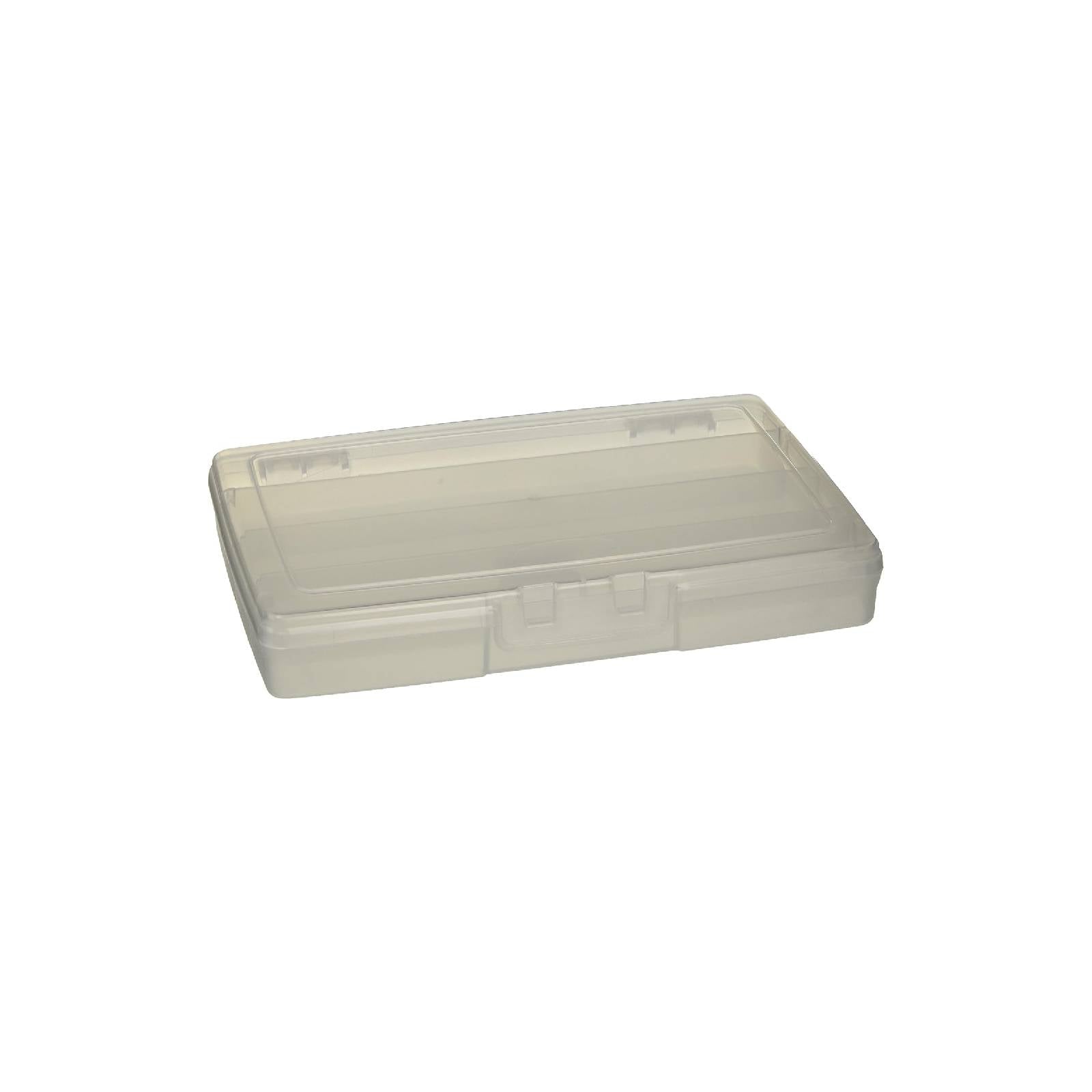 Cassetta porta minuteria in polipropilene completamente trasparente con uno spessore di 40 mm