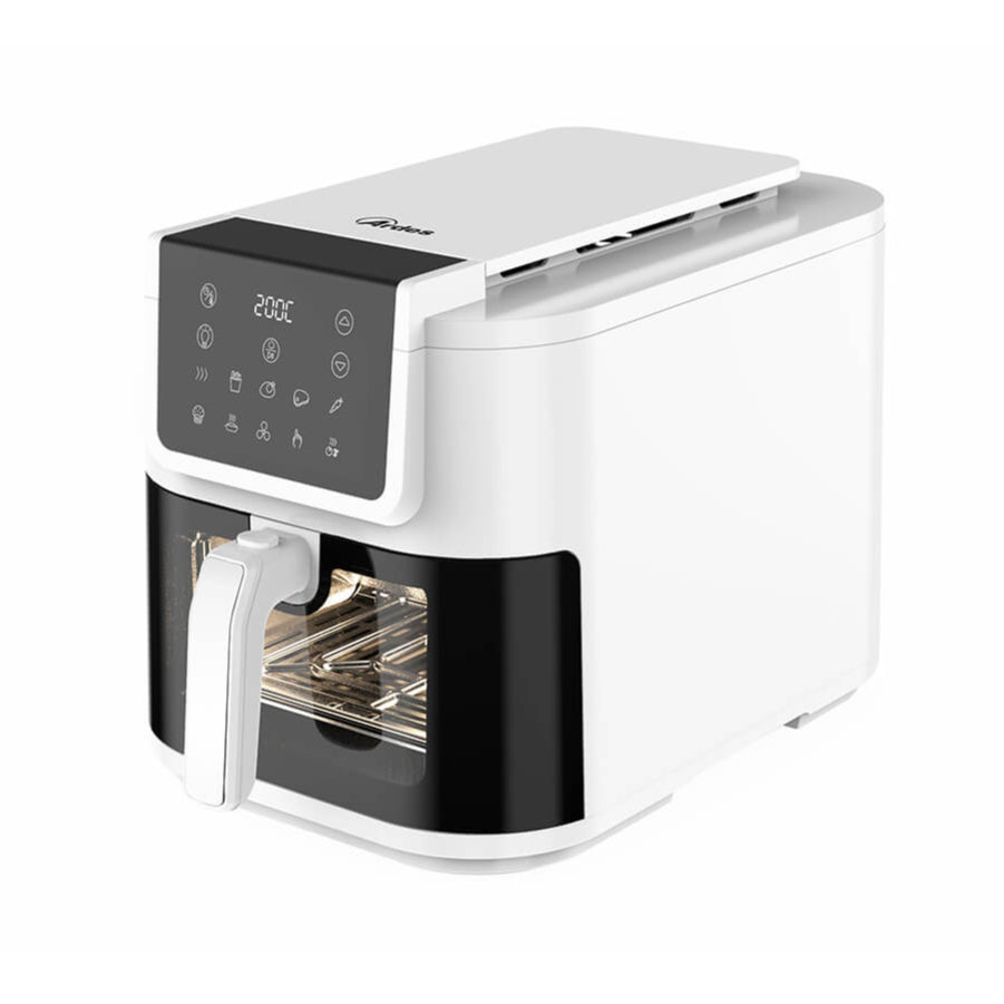 Friggitrice ad aria elettrica "Infinity" ideale per tutti i tipi di frittura, capacità 8 litri