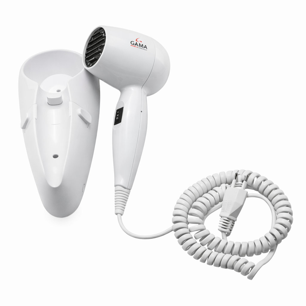 Asciugacapelli phon da parete per un asciugatura professionale 1200 W