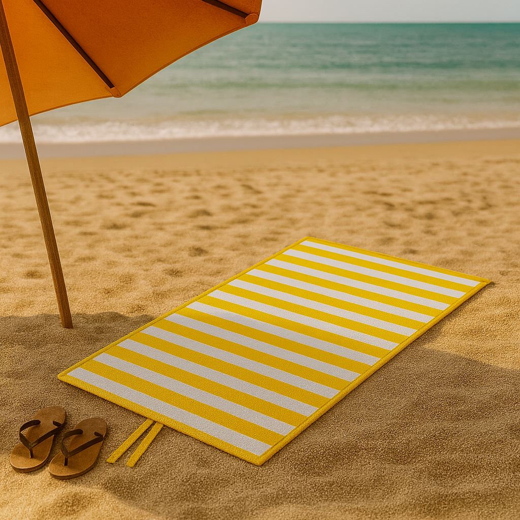 Stuoia da spiaggia in polipropilene, leggera e resistente da 60 x 180 cm