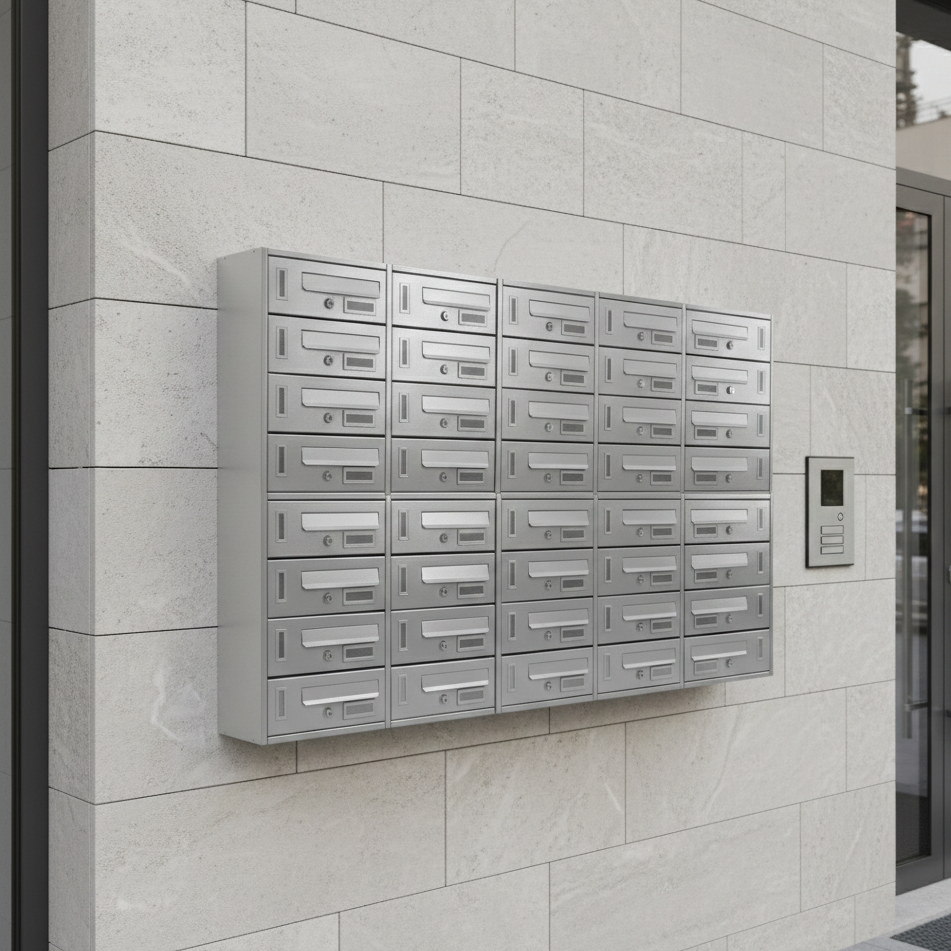 Cassetta postale condominiale da muro buca lettere componibile "Made in Italy"