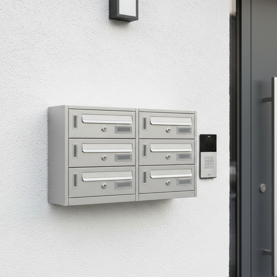 Cassetta postale condominiale da muro buca lettere componibile "Made in Italy"