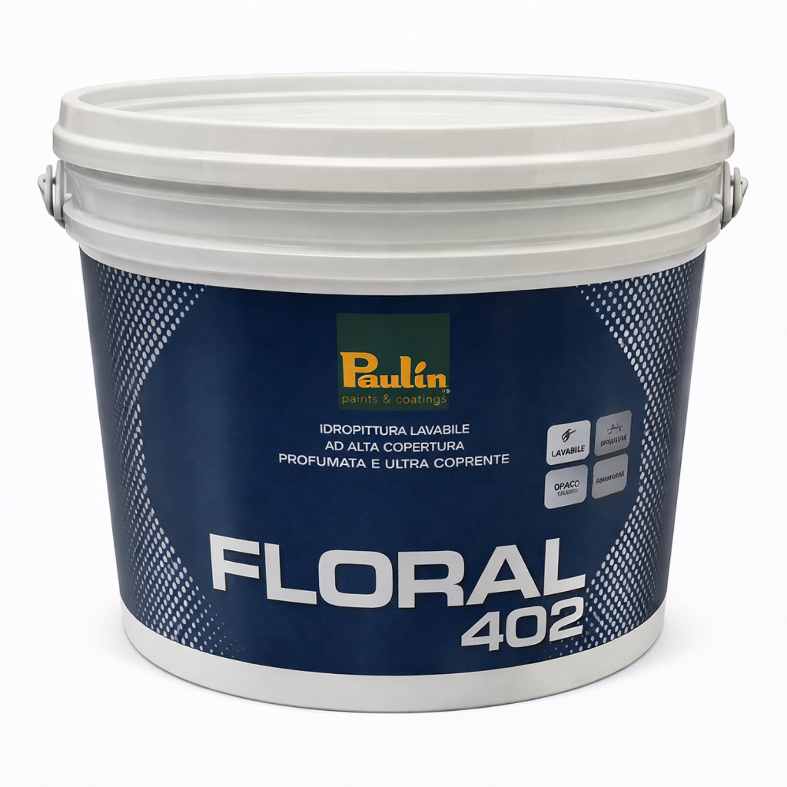 Idropittura superlavabile ad alta copertura per interni floral 402