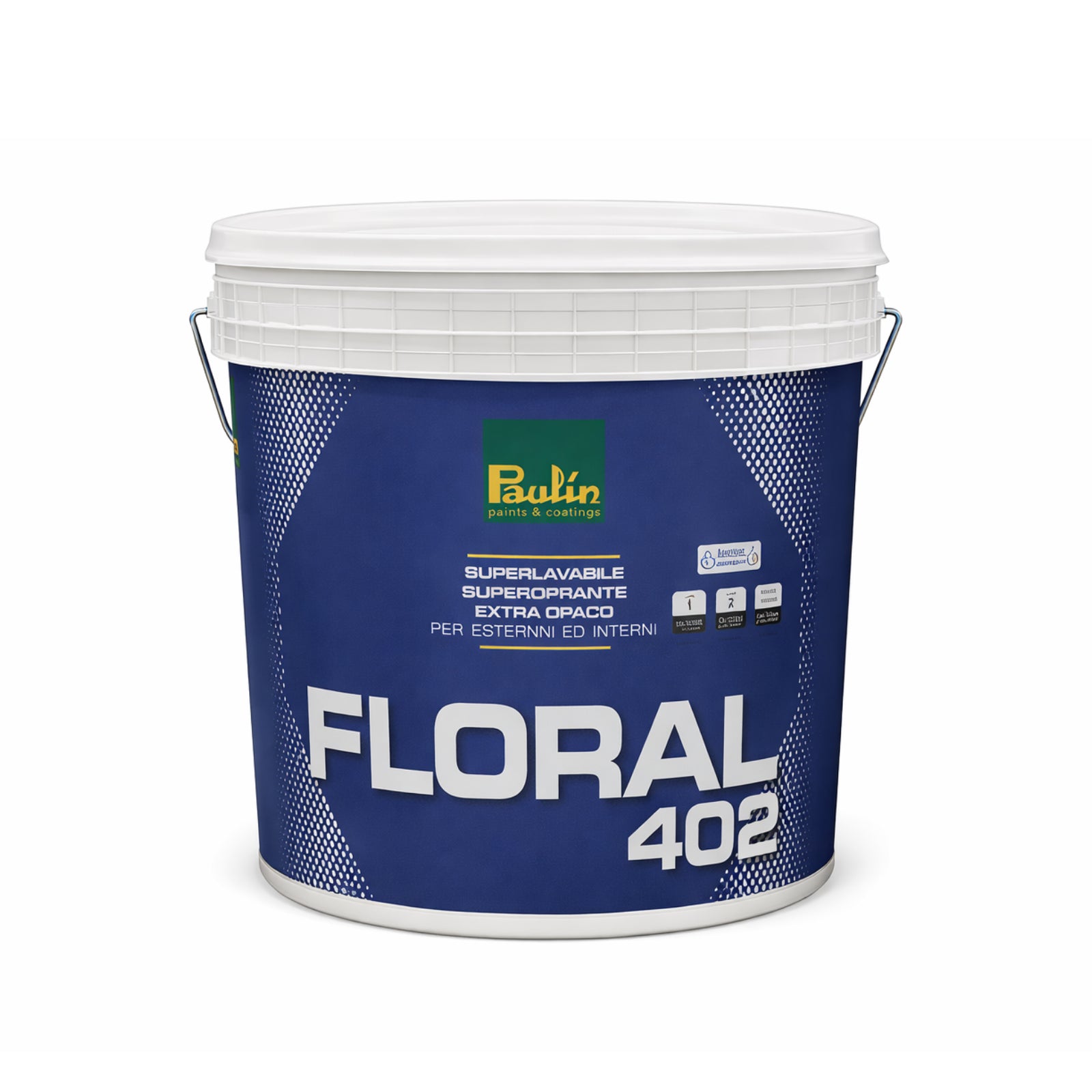 Idropittura superlavabile ad alta copertura per interni floral 402