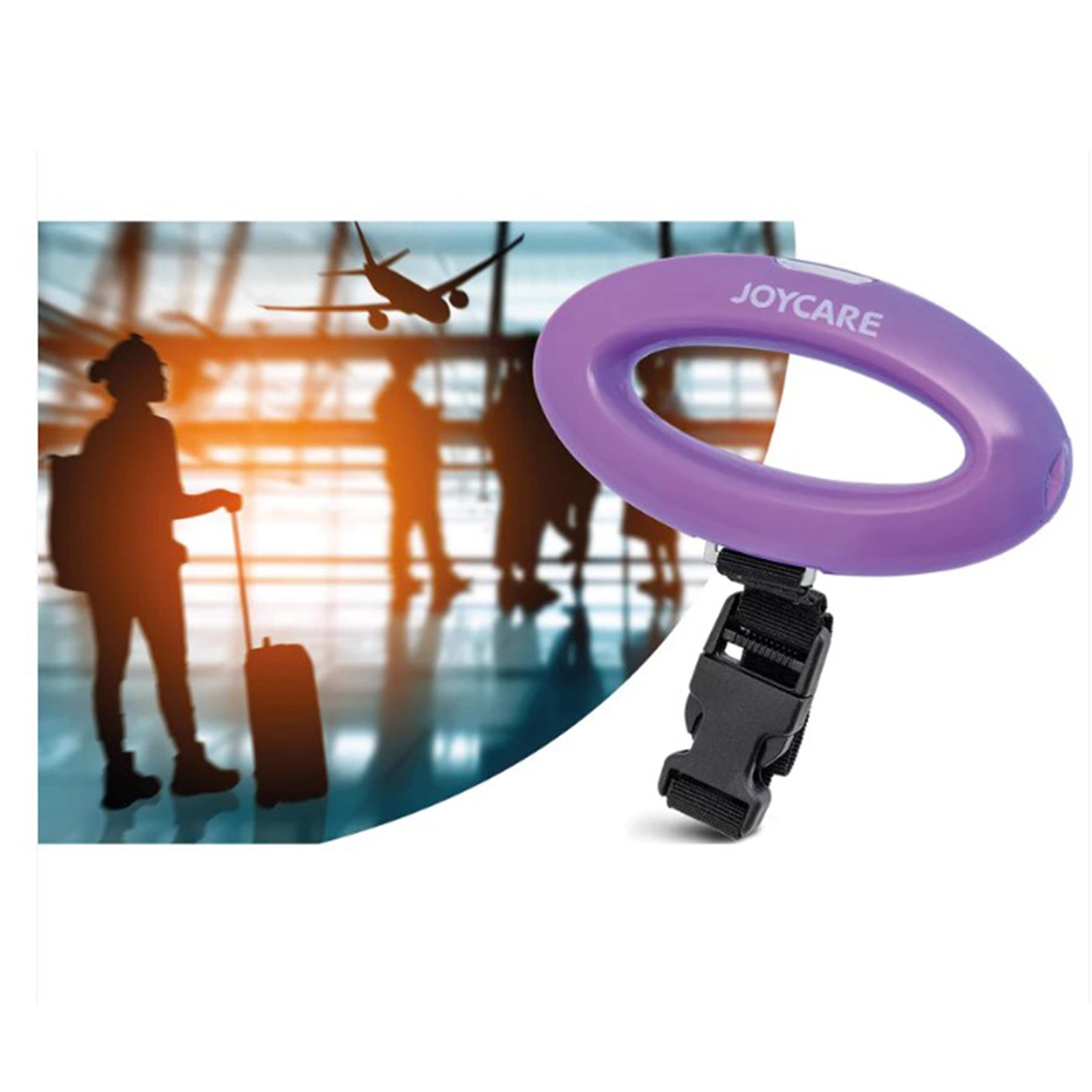 Bilancia digitale per pesare bagagli e valigie, massimo 50 kilogrammi