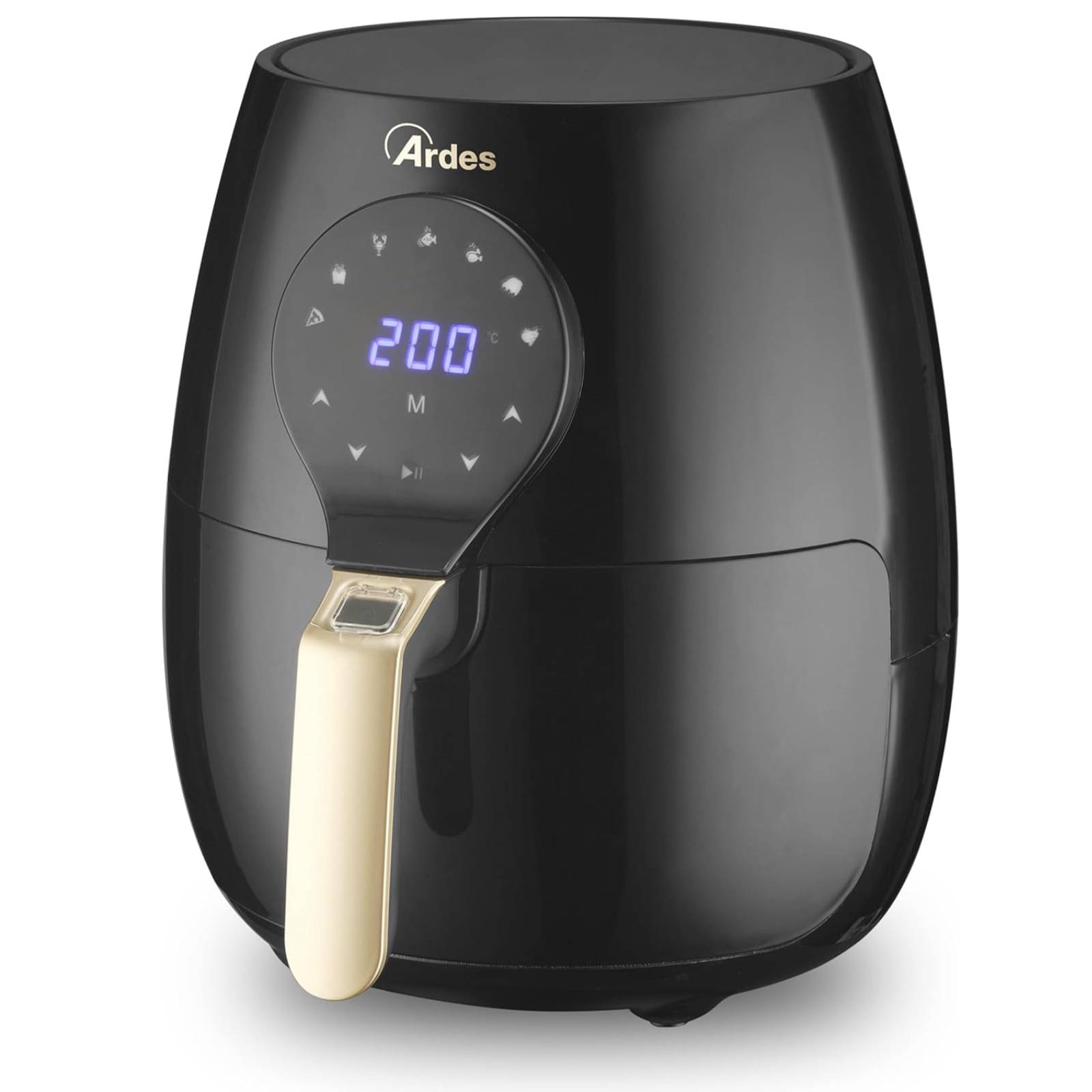 Friggitrice ad aria elettrica "Eldorada maxi" ideale per tutti i tipi di frittura, capacità 5 litri