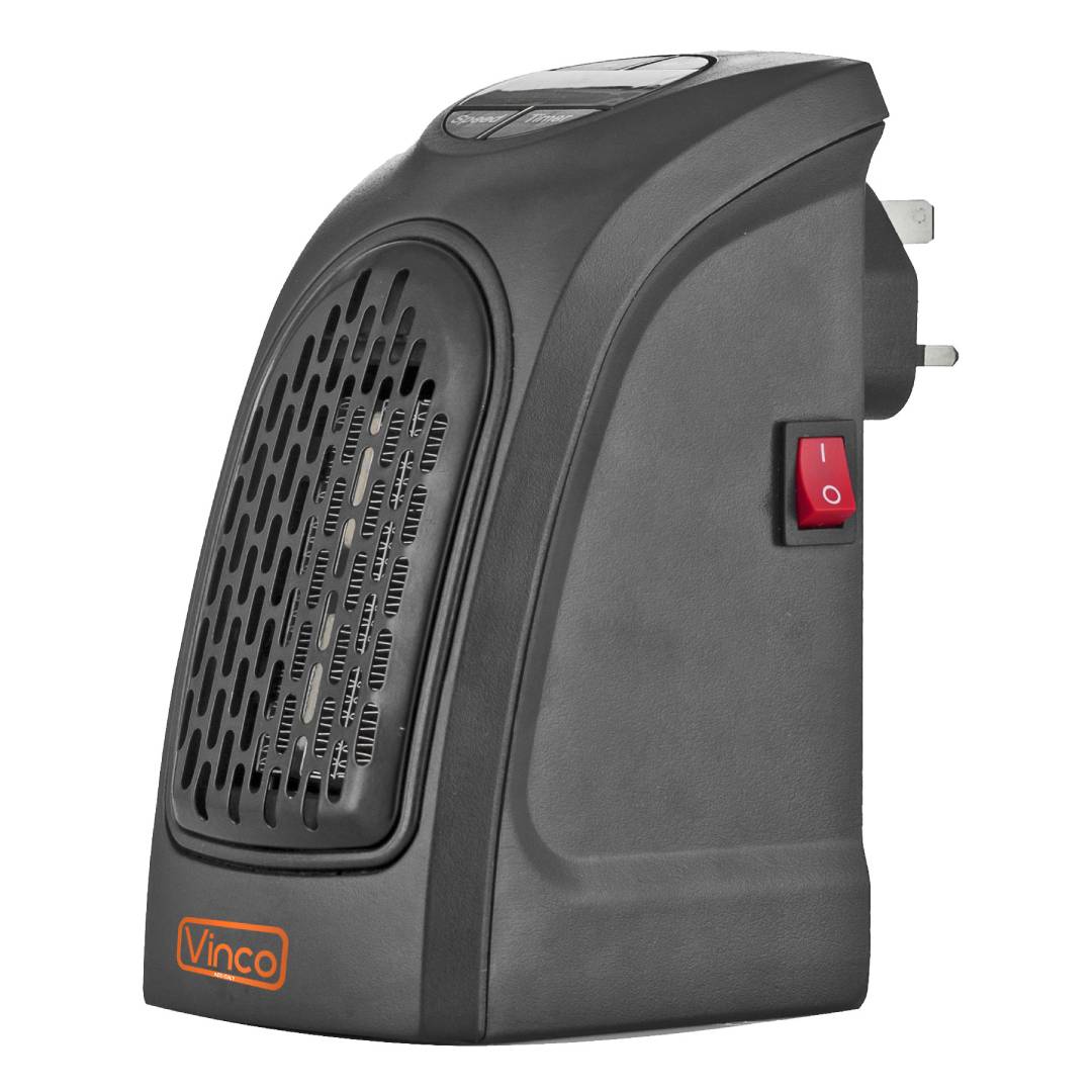 Stufa in ceramica "Plug in" con protezione anti surriscaldamento e display digitale