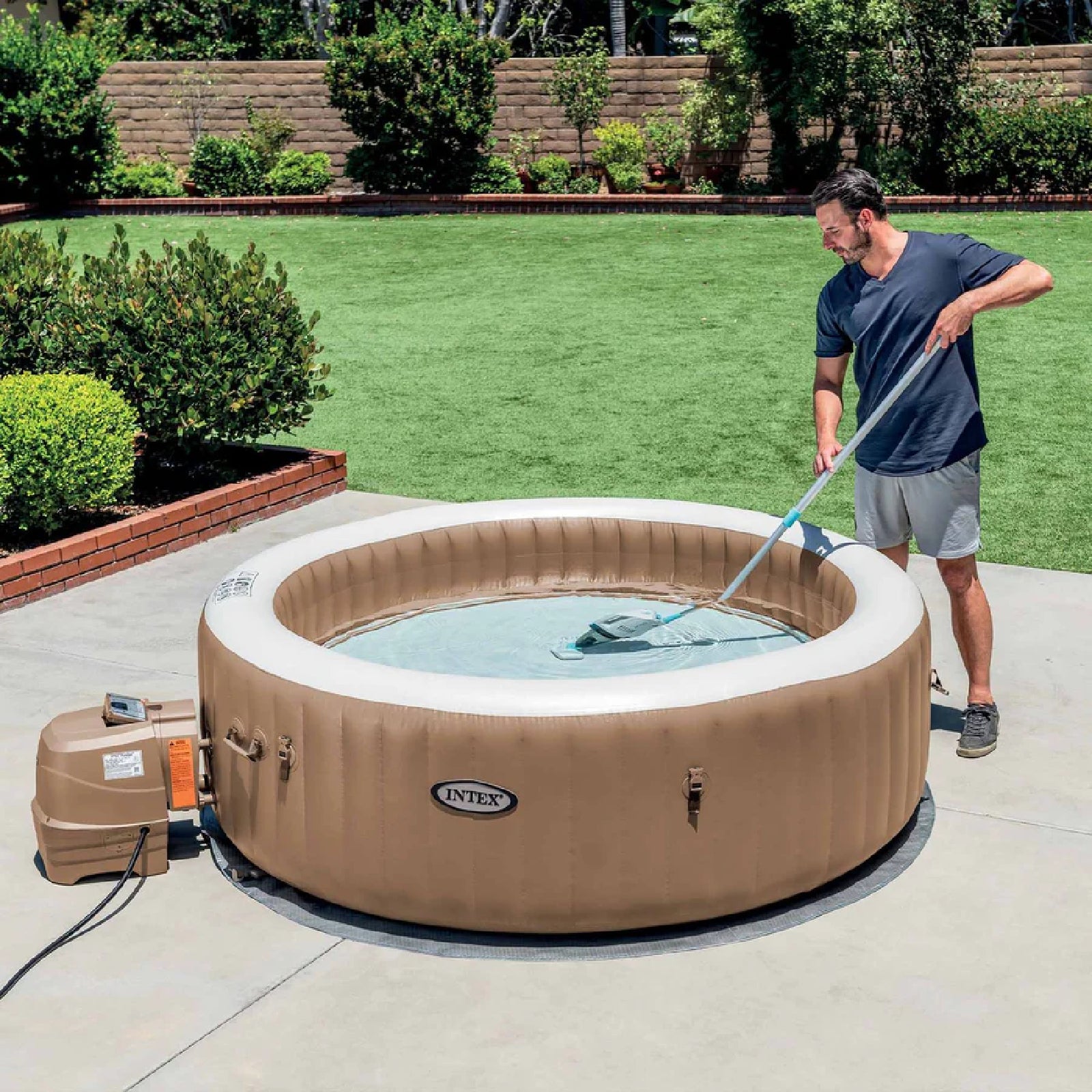 Aspiratore ricaricabile con USB per pulizia piscine  e SPA "ZR100"