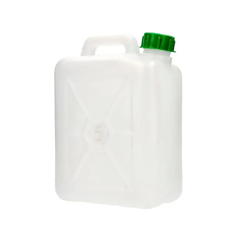 Tanica per uso alimentare in plastica polietilene atossico "Ecoplast" bianco